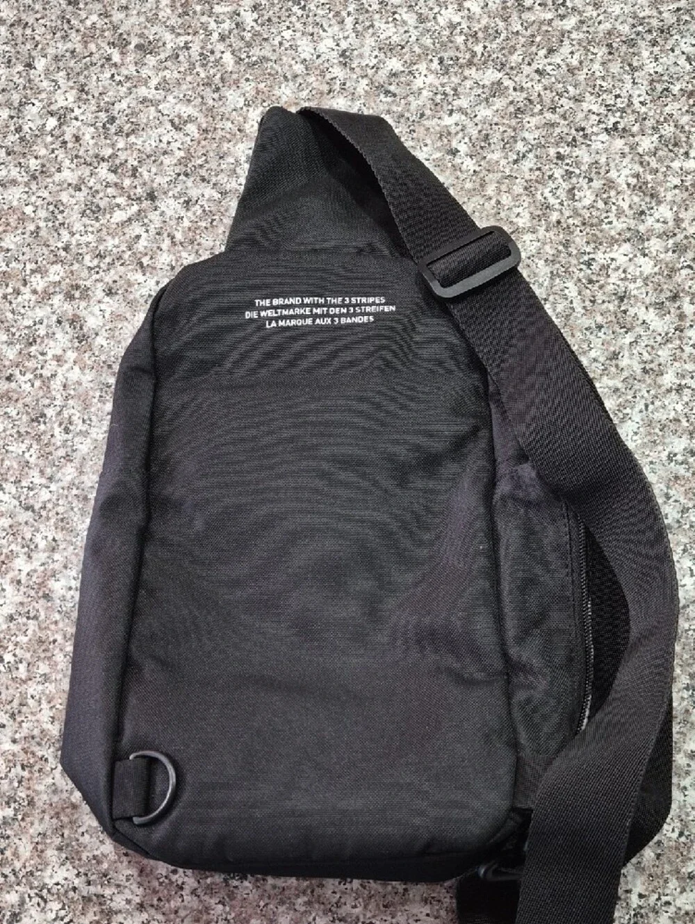 adidas Black Sling Bag with Front Buckle - Picture 6 of 6
